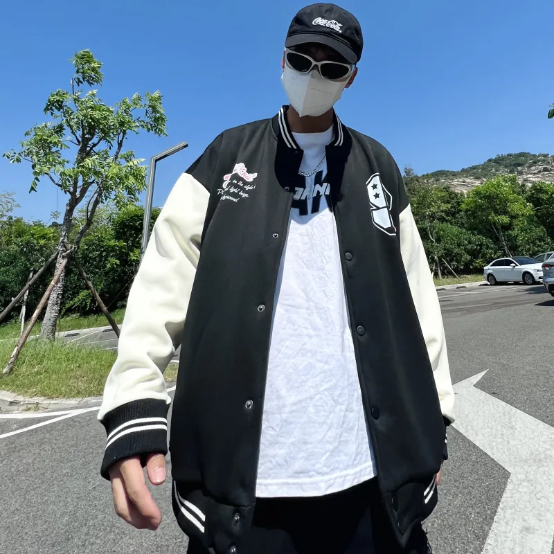 SandKnit Baseball Jacket Unisex-3