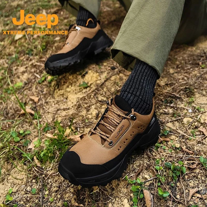 Jeep Slip-Resistant Low-Top Hiking Shoes Men's-14