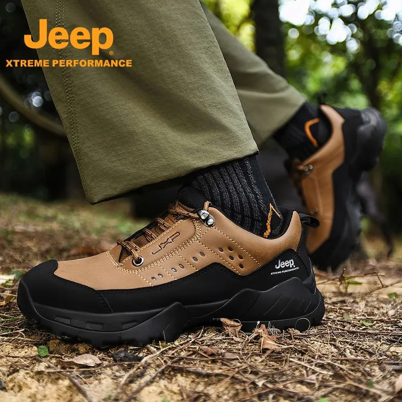 Jeep Slip-Resistant Low-Top Hiking Shoes Men's-12