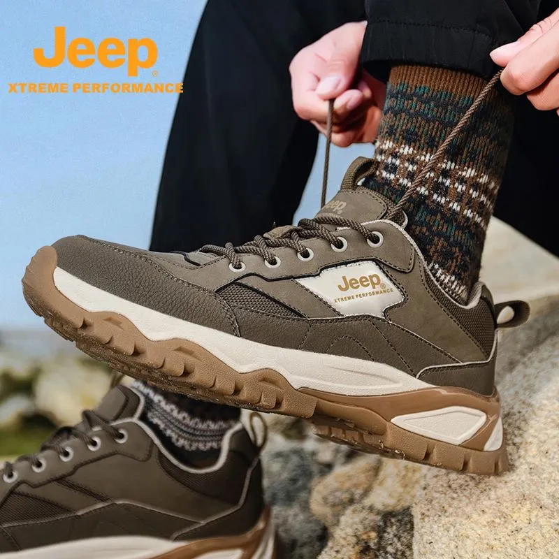 Jeep Slip-Resistant Low-Top Trekking Shoes Men's-14