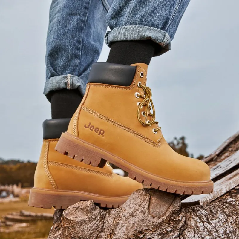 Jeep Outdoor British Style Short Martin Boot Unisex-6