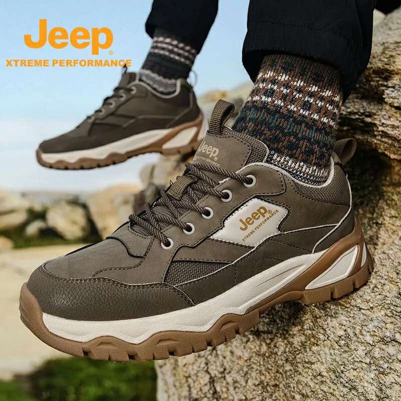 Jeep Slip-Resistant Low-Top Trekking Shoes Men's-13