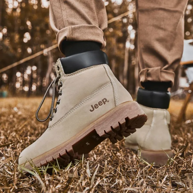 Jeep Outdoor British Style Short Martin Boot Unisex-14