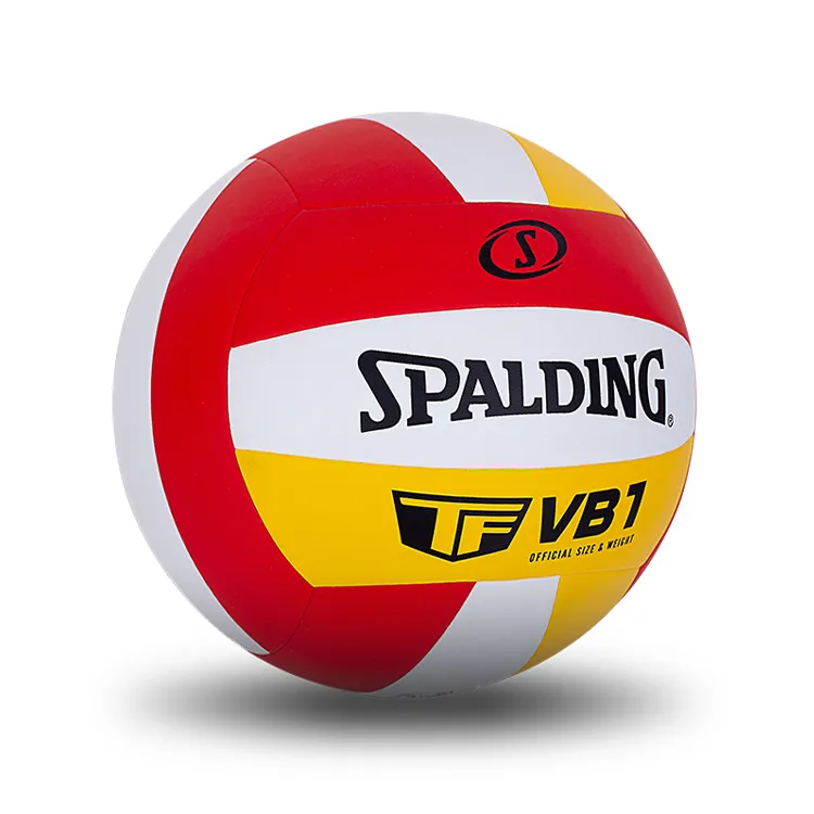 SPALDING TF Collection PU Size 5 Ball Volleyball Unisex Red Yellow-5