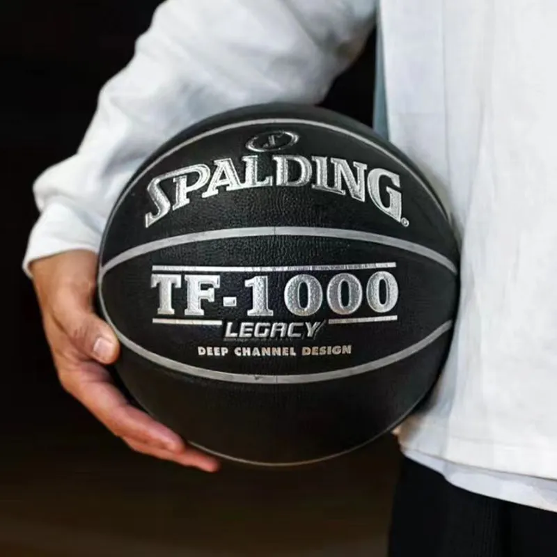SPALDING TF Collection TF 1000 74 520Y PU Elite Quality Basketball Black Size 7 Training Match Unisex-5