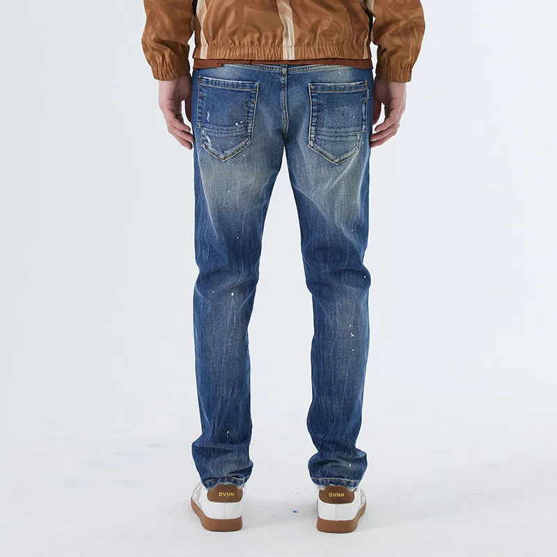 DAVID NAMAN Jeans Men Denim Blue-4