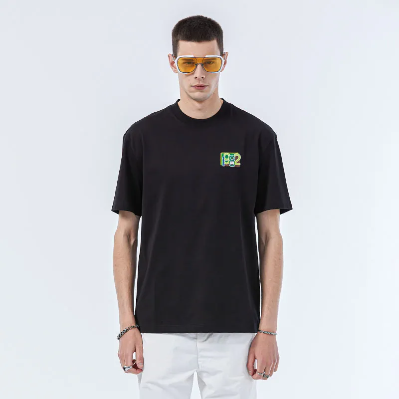 DAVID NAMAN T Shirts Men Black-3