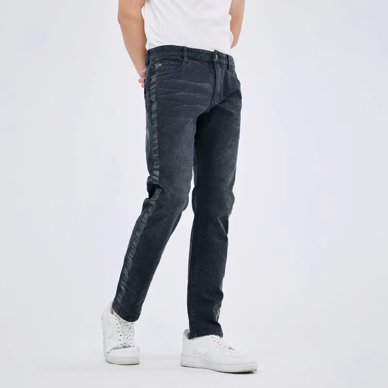 DAVID NAMAN SS24 Jeans Men's Black-4