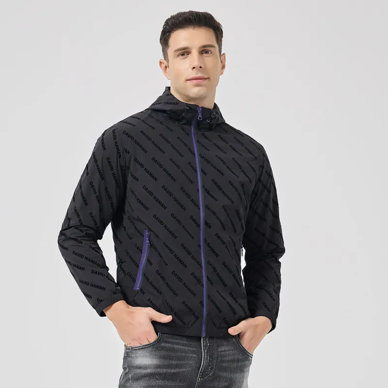 DAVID NAMAN Jackets Men Black-3
