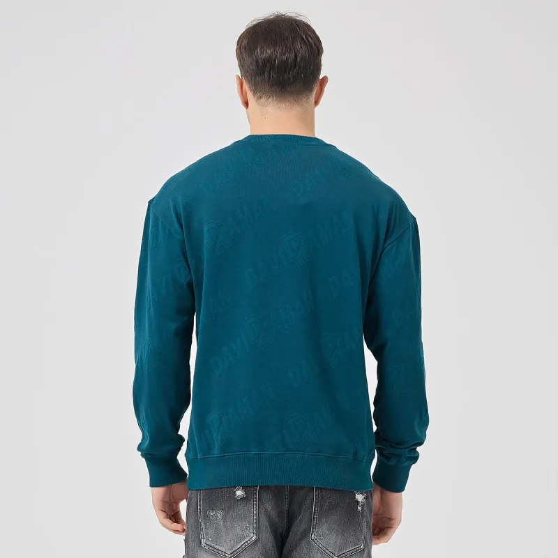 DAVID NAMAN Sweatshirts Men Green-5