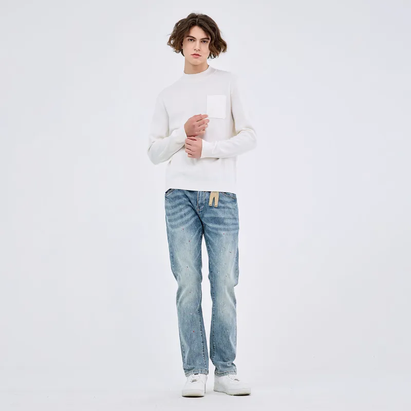 DAVID NAMAN FW23 Sweater Men's White-6