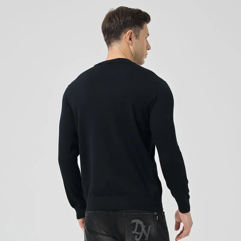 DAVID NAMAN Sweaters Men Black-3