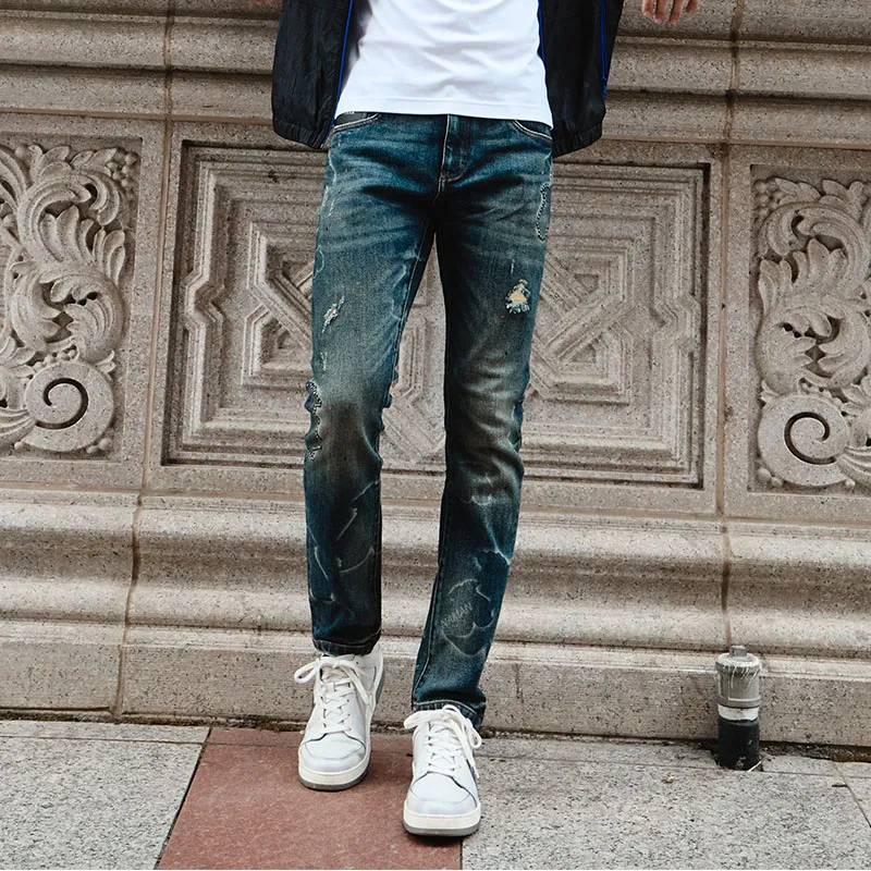 DAVID NAMAN Jeans Men's Denim Blue-2