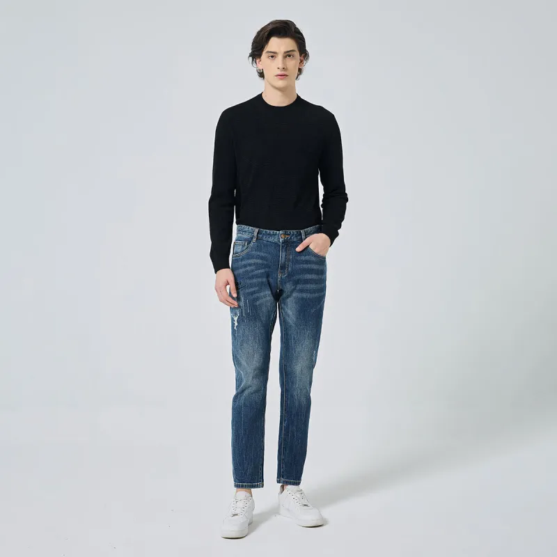 DAVID NAMAN Jeans Men Blue-6