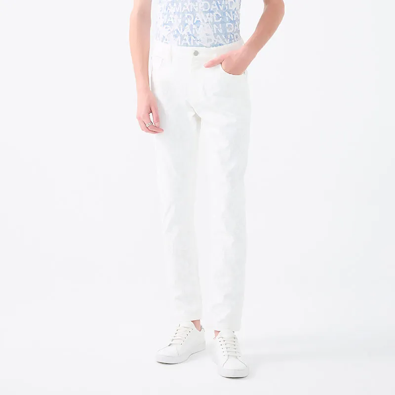 DAVID NAMAN Jeans Men White-3