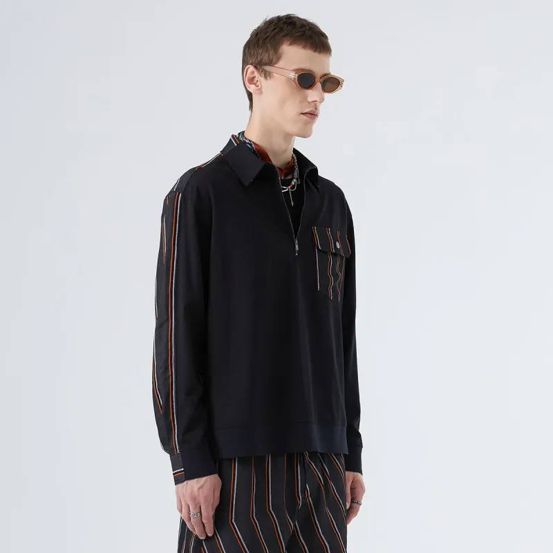 DAVID NAMAN T Shirts Men Dark Brown-3