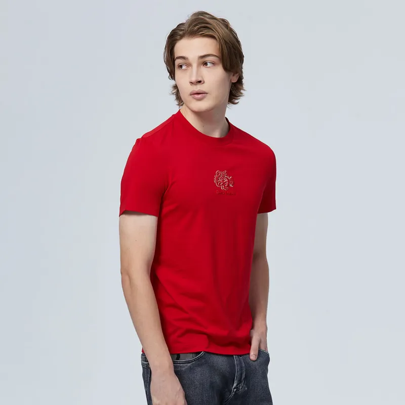 DAVID NAMAN SS24 T Shirt Men's Red-5