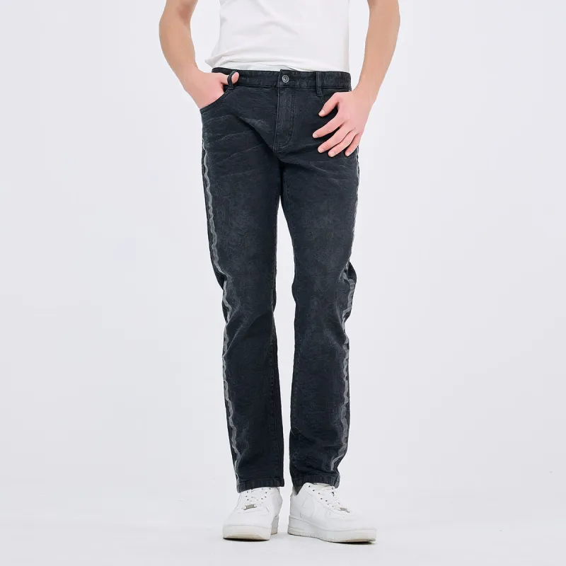 DAVID NAMAN SS24 Jeans Men's Black-2