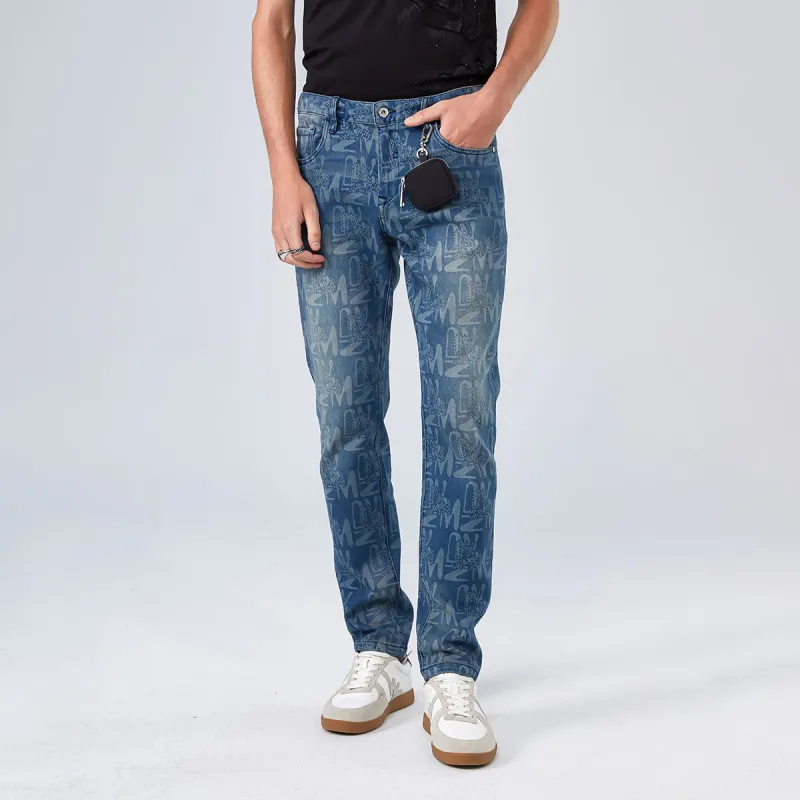 DAVID NAMAN Jeans Men's Denim Blue-2