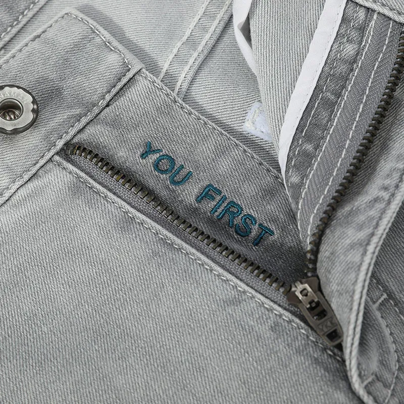 DAVID NAMAN Jeans Men Gray-3