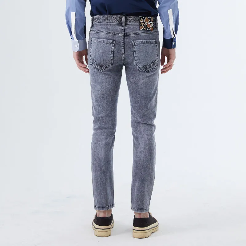 DAVID NAMAN Jeans Men Denim Blue-5