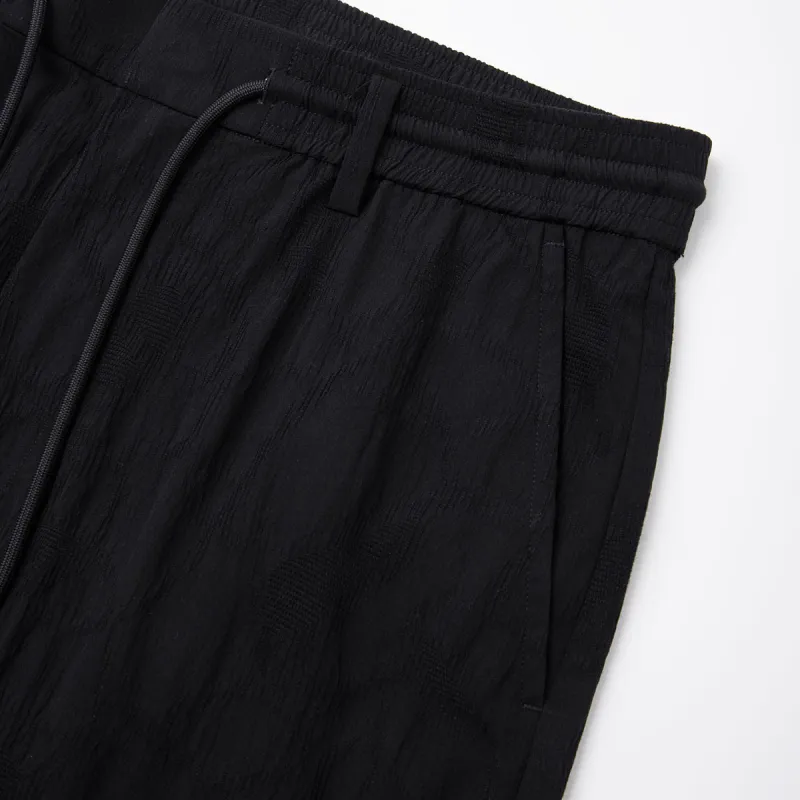 DAVID NAMAN Casual Pants Men's Black-5