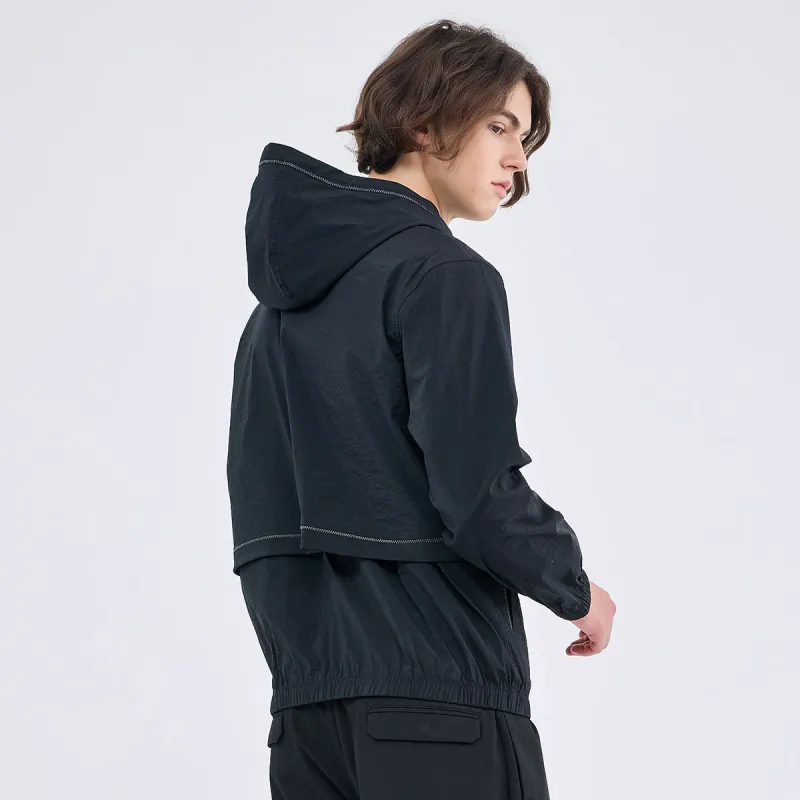 DAVID NAMAN Jackets Men Black-5
