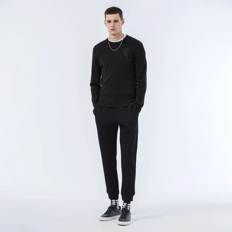DAVID NAMAN Sweaters Men Black-3