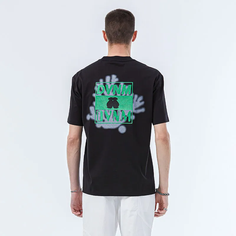 DAVID NAMAN T Shirts Men Black-4