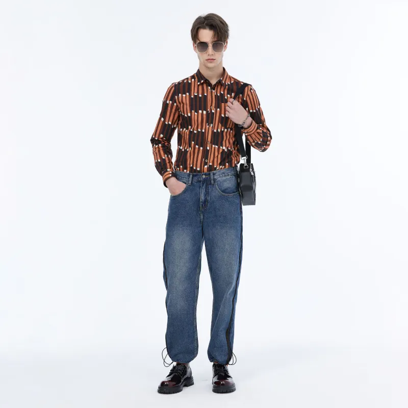 DAVID NAMAN Jeans Men Blue-6
