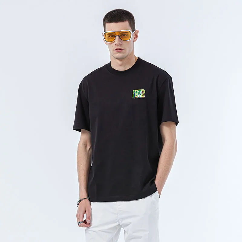 DAVID NAMAN T Shirts Men Black-5