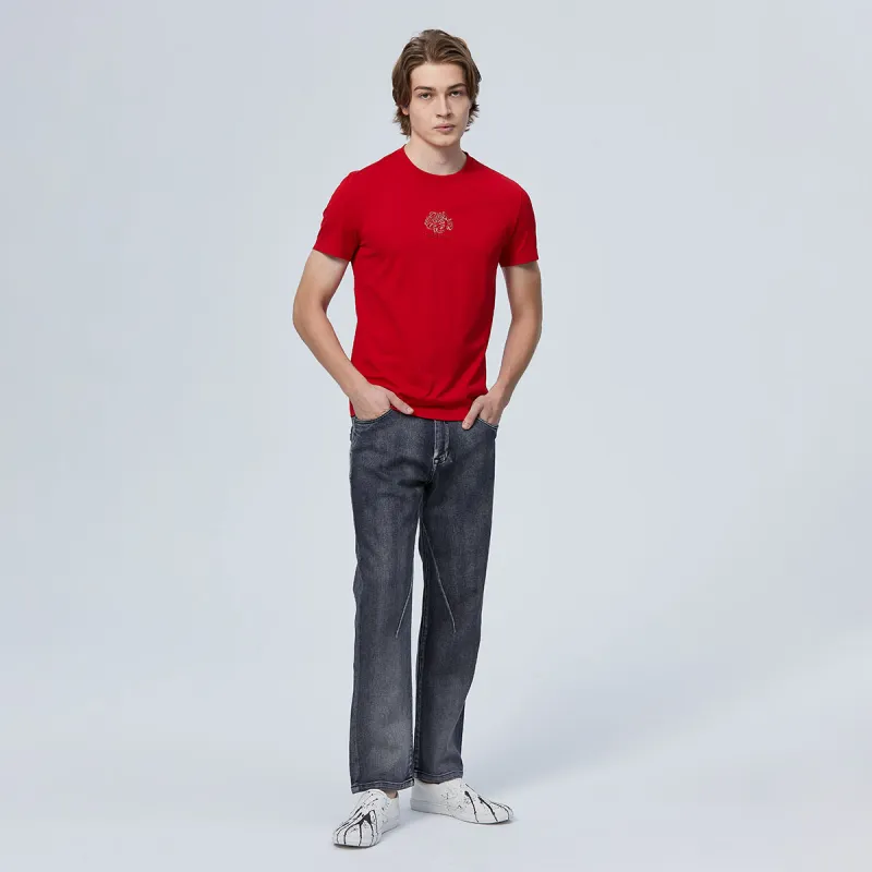DAVID NAMAN SS24 T Shirt Men's Red-6