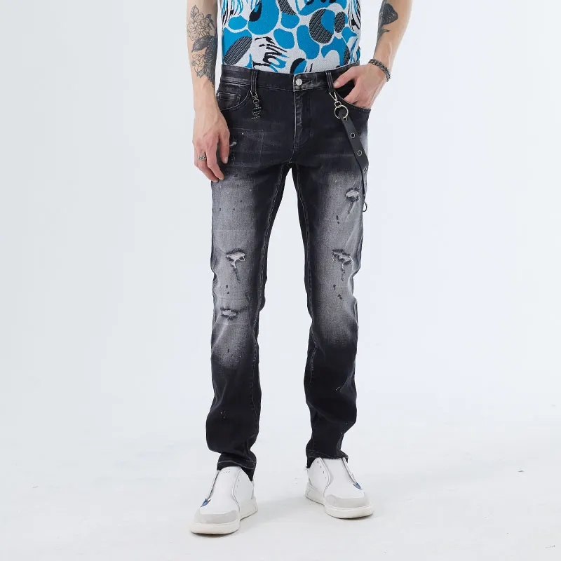 DAVID NAMAN Jeans Men Navy Blue-3