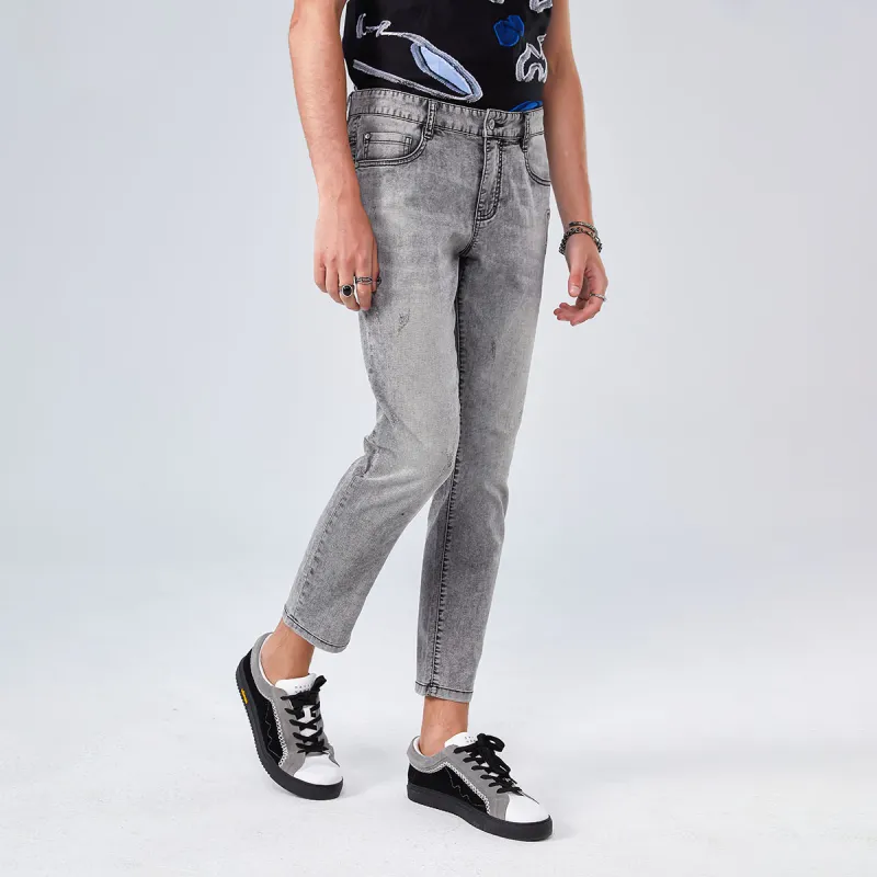 DAVID NAMAN Jeans Men Gray-3
