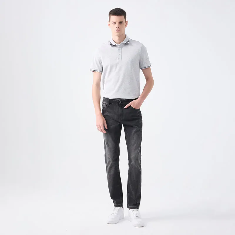 DAVID NAMAN SS24 Jeans Men's Black-4