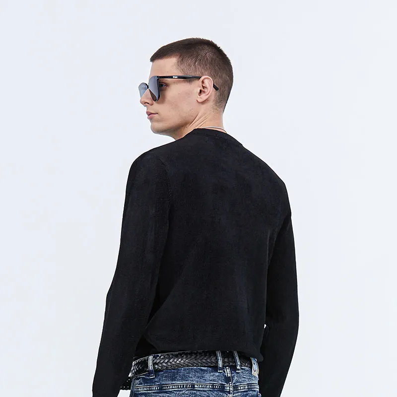 DAVID NAMAN Sweaters Men Black-6