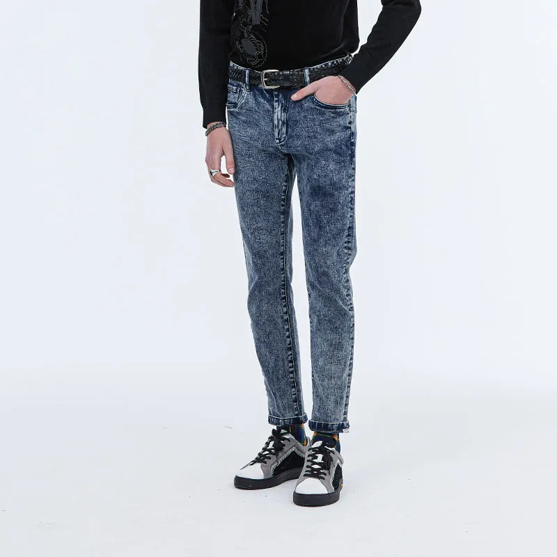 DAVID NAMAN Jeans Men Denim Blue-4