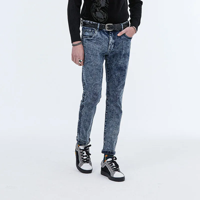 DAVID NAMAN Jeans Men Denim Blue-5
