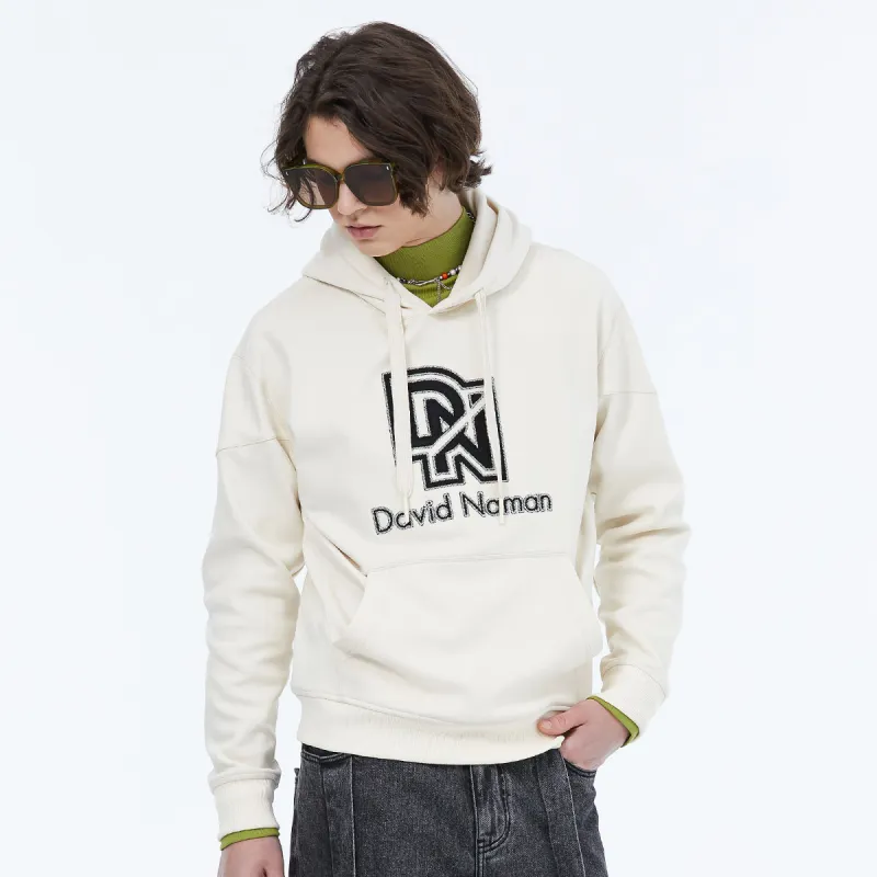 DAVID NAMAN Sweatshirts Men White-3