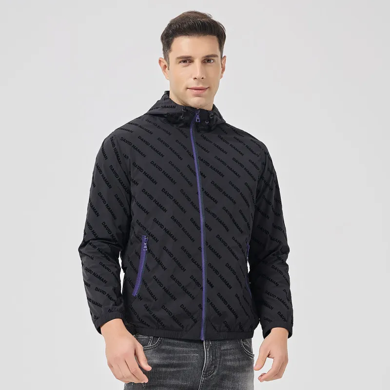 DAVID NAMAN Jackets Men Black-7