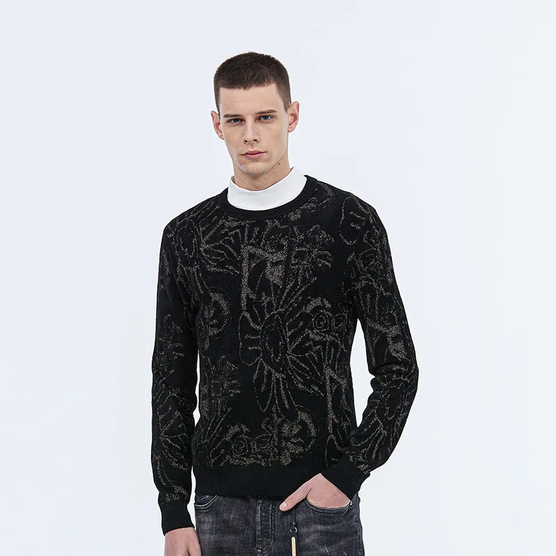 DAVID NAMAN Sweaters Men Black-3