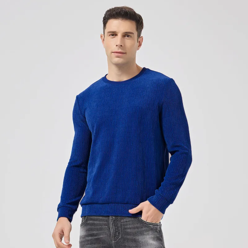 DAVID NAMAN Sweatshirts Men Blue-2