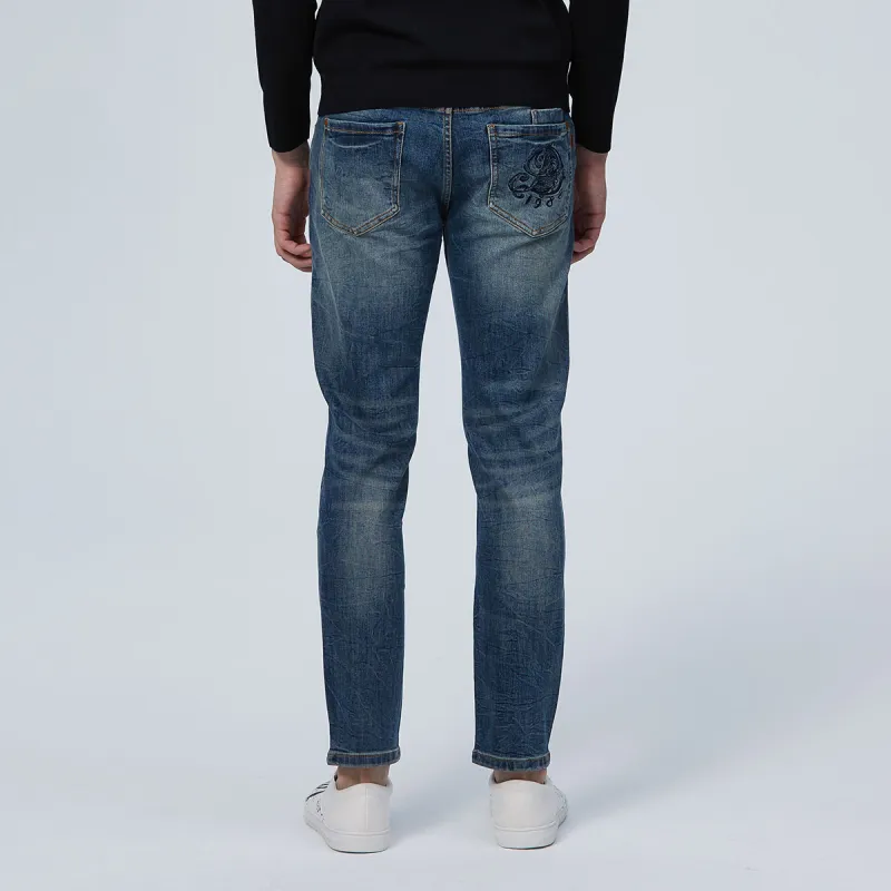 DAVID NAMAN Jeans Men Blue-4