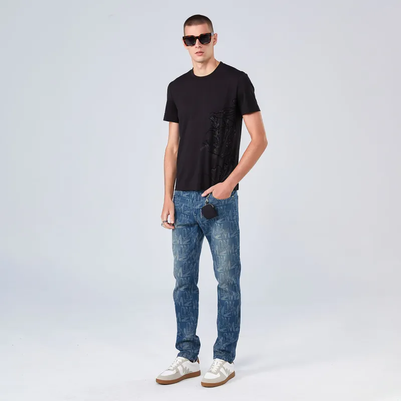 DAVID NAMAN Jeans Men's Denim Blue-6