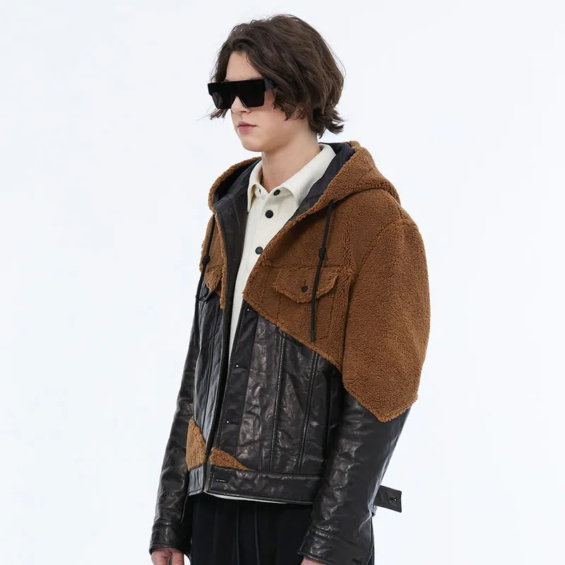 DAVID NAMAN FW23 Fur Men's Camel-5