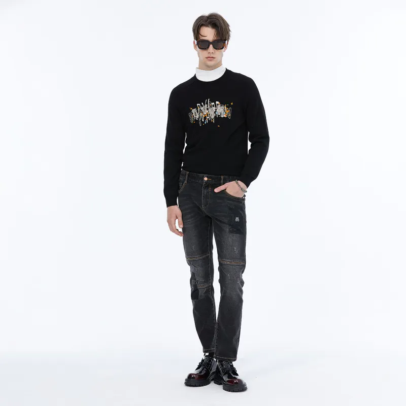 DAVID NAMAN Jeans Men Black-6