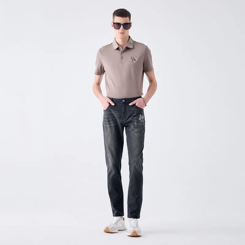 DAVID NAMAN Jeans Men Dark Gray-6