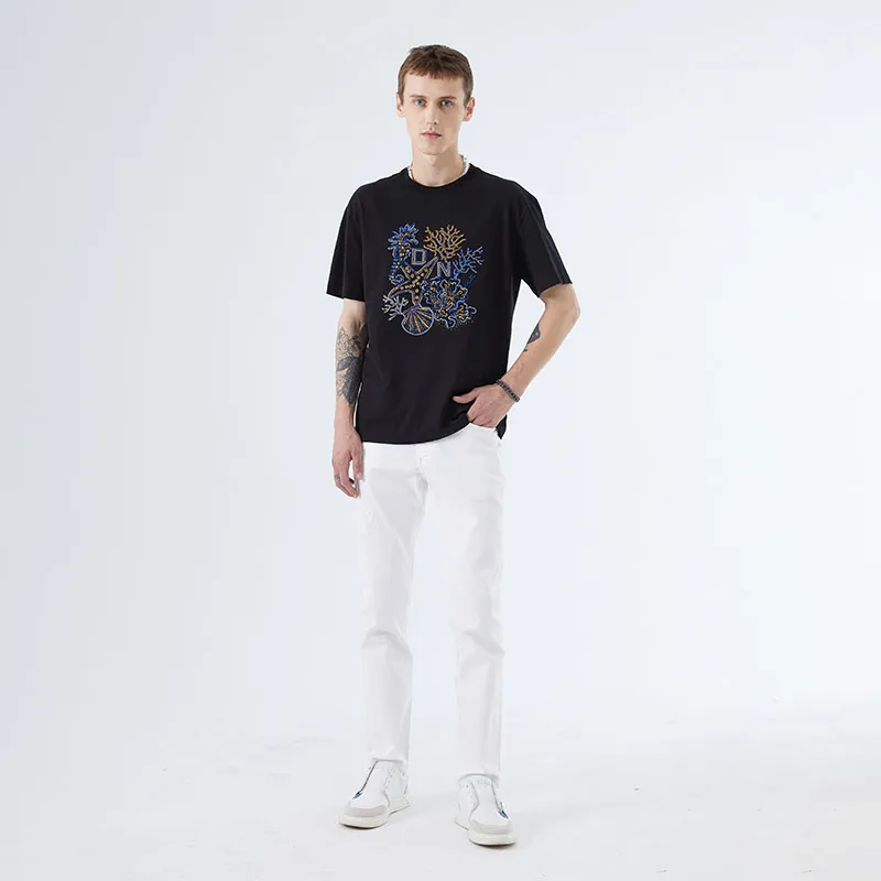 DAVID NAMAN Low Top Skateboard Shoes Men's White-8