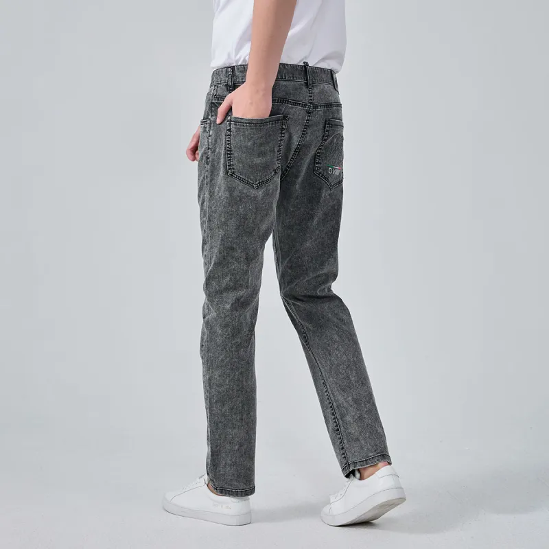 DAVID NAMAN SS24 Jeans Men's Gray-8