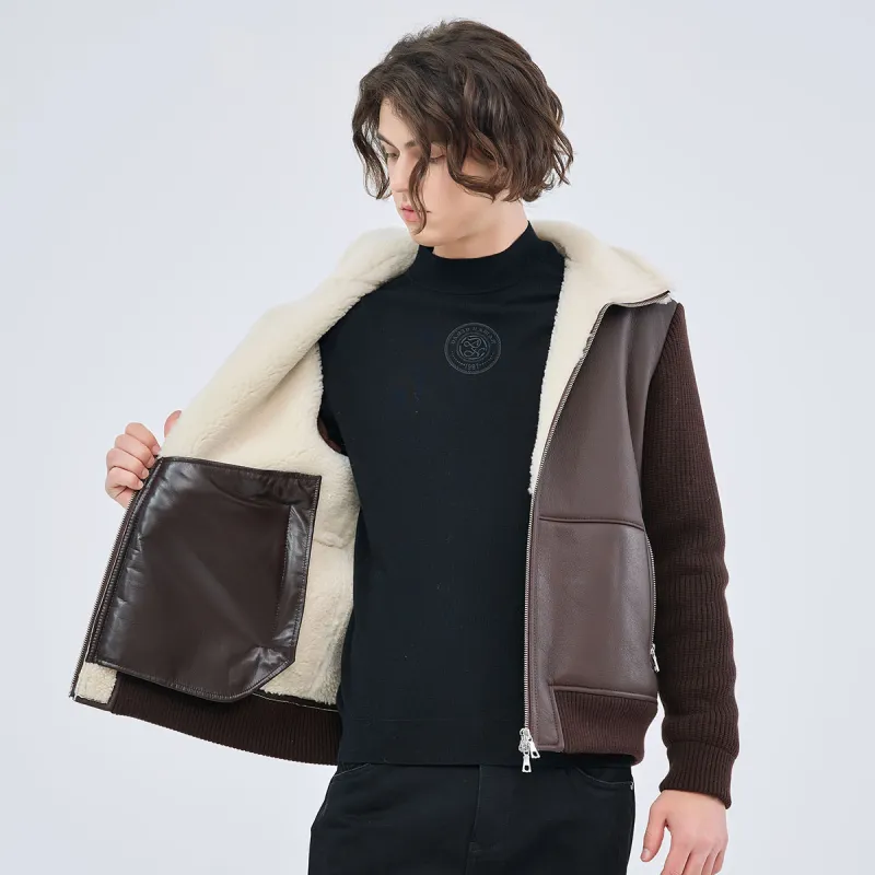 DAVID NAMAN FW23 Fur Men's Brown-4